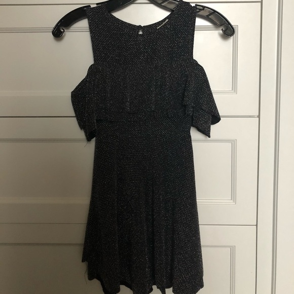 Zara Other - Zara Girl’s Black & Silver Dress